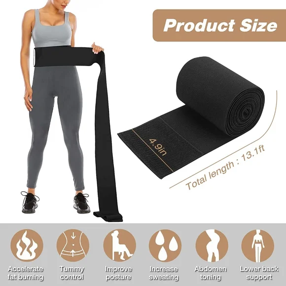 TODAY ONLY🆕️Waist Wrap with Loop Design Waist Trainer Snatch Tummy Weight Loss - Picture 3 of 9